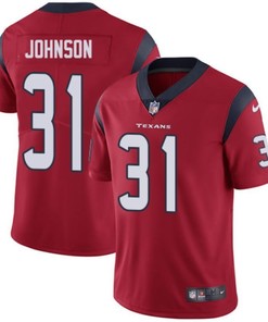 Houston Texans David Johnson #31 2020 Nfl Red Jersey Jersey