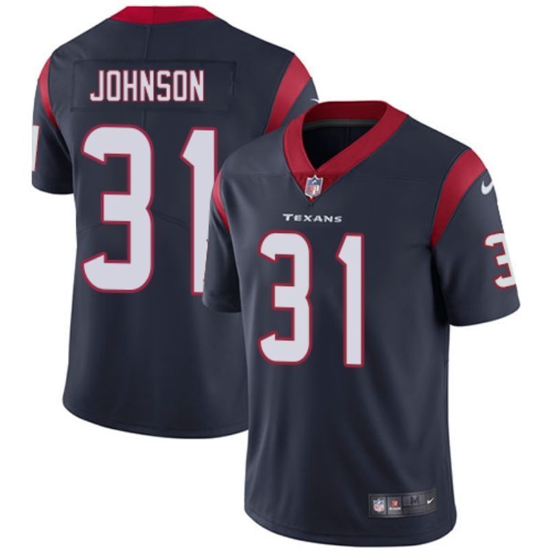 Houston Texans David Johnson #31 Nfl 2020 Grey Jersey