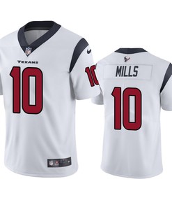 Houston Texans Davis Mills 10 White Vapor Limited Jersey