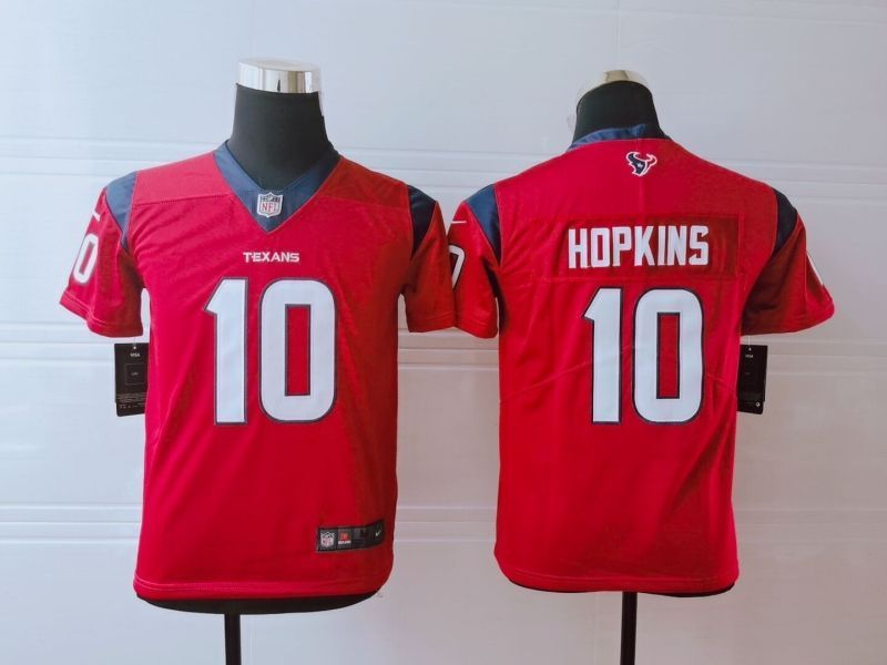 Houston Texans Deandre Hopkins #10 Nfl 2020 Red Jersey