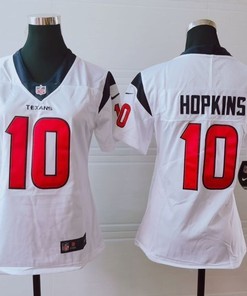 Houston Texans Deandre Hopkins #10 Nfl 2020 White Womens Jersey