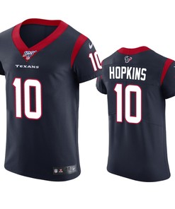 Houston Texans Deandre Hopkins Navy 100th Season Vapor Elite Jersey