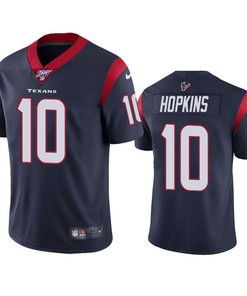 Houston Texans Deandre Hopkins Navy 100th Season Vapor Limited Jersey