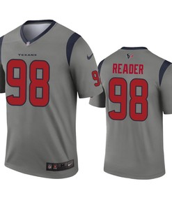 Houston Texans D.j. Reader Gray Inverted Legend Jersey