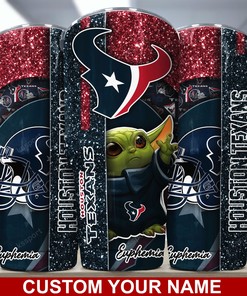 Houston Texans Engraved Tumbler - Custom Name, Durable and Stylish