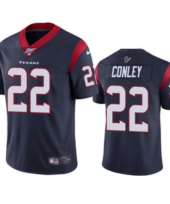 Houston Texans Gareon Conley Navy 100th Season Vapor Limited Jersey