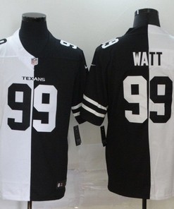 Houston Texans Jj Watt #99 Nfl 2020 Black And White Jersey