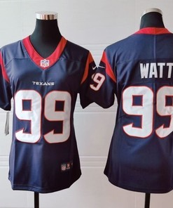 Houston Texans Jj Watt #99 Nfl 2020 Dark Brown Womens Jersey