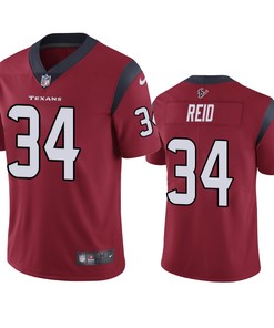 Houston Texans John Reid Red Vapor Untouchable Limited Jersey