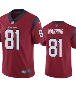 Houston Texans Kahale Warring Red Vapor Limited Jersey