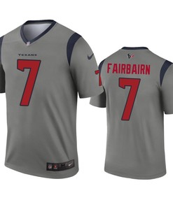 Houston Texans Kaimi Fairbairn Gray Inverted Legend Jersey