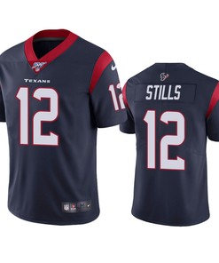 Houston Texans Kenny Stills Navy 100th Season Vapor Limited Jersey