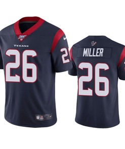 Houston Texans Lamar Miller Navy 100th Season Vapor Limited Jersey