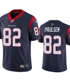 Houston Texans Logan Paulsen Navy 100th Season Vapor Limited Jersey