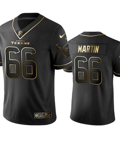 Houston Texans Nick Martin Black Golden Edition 2019 Vapor Untouchable Limited Jersey - Mens