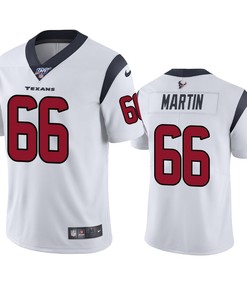 Houston Texans Nick Martin White 100th Season Vapor Limited Jersey