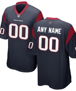 Houston Texans Nike Youth Custom Game Jersey - Navy