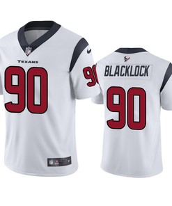 Houston Texans Ross Blacklock 90 White Vapor Limited Jersey