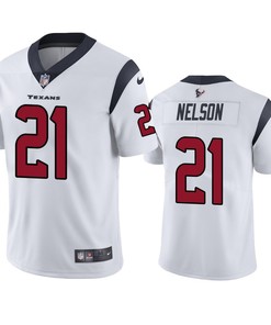 Houston Texans Steven Nelson 21 White Vapor Limited Jersey