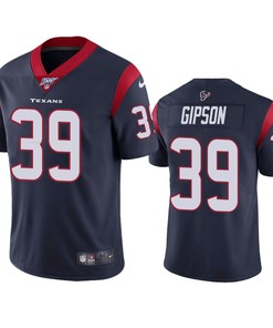 Houston Texans Tashaun Gipson Navy 100th Season Vapor Limited Jersey