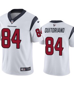 Houston Texans Teagan Quitoriano 84 White Vapor Limited Jersey
