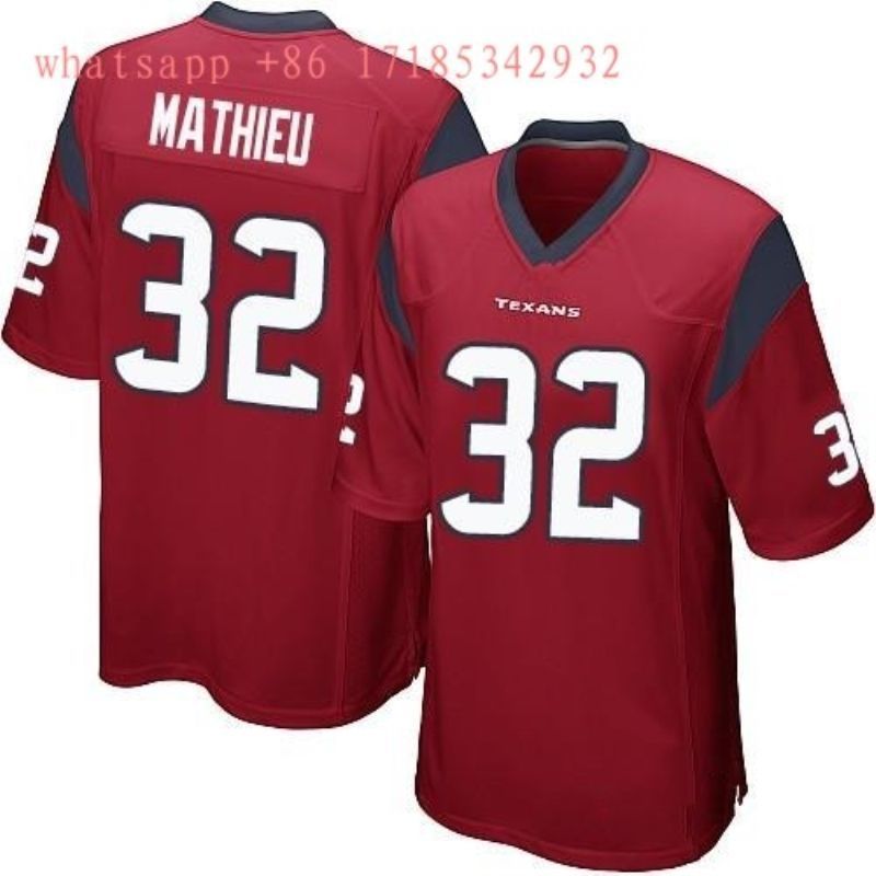 Houston Texans Tyrann Mathieu #32 2020 Nfl Red Jersey Jersey