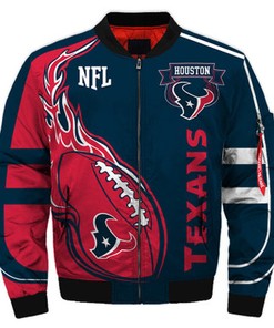 Houston Texans bomber jacket winter coat gift for men