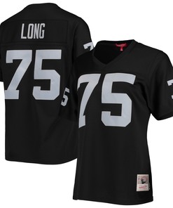 Howie Long Las Vegas Raiders Mitchell & Ness Womens Legacy Replica Player Jersey - Black Nfl