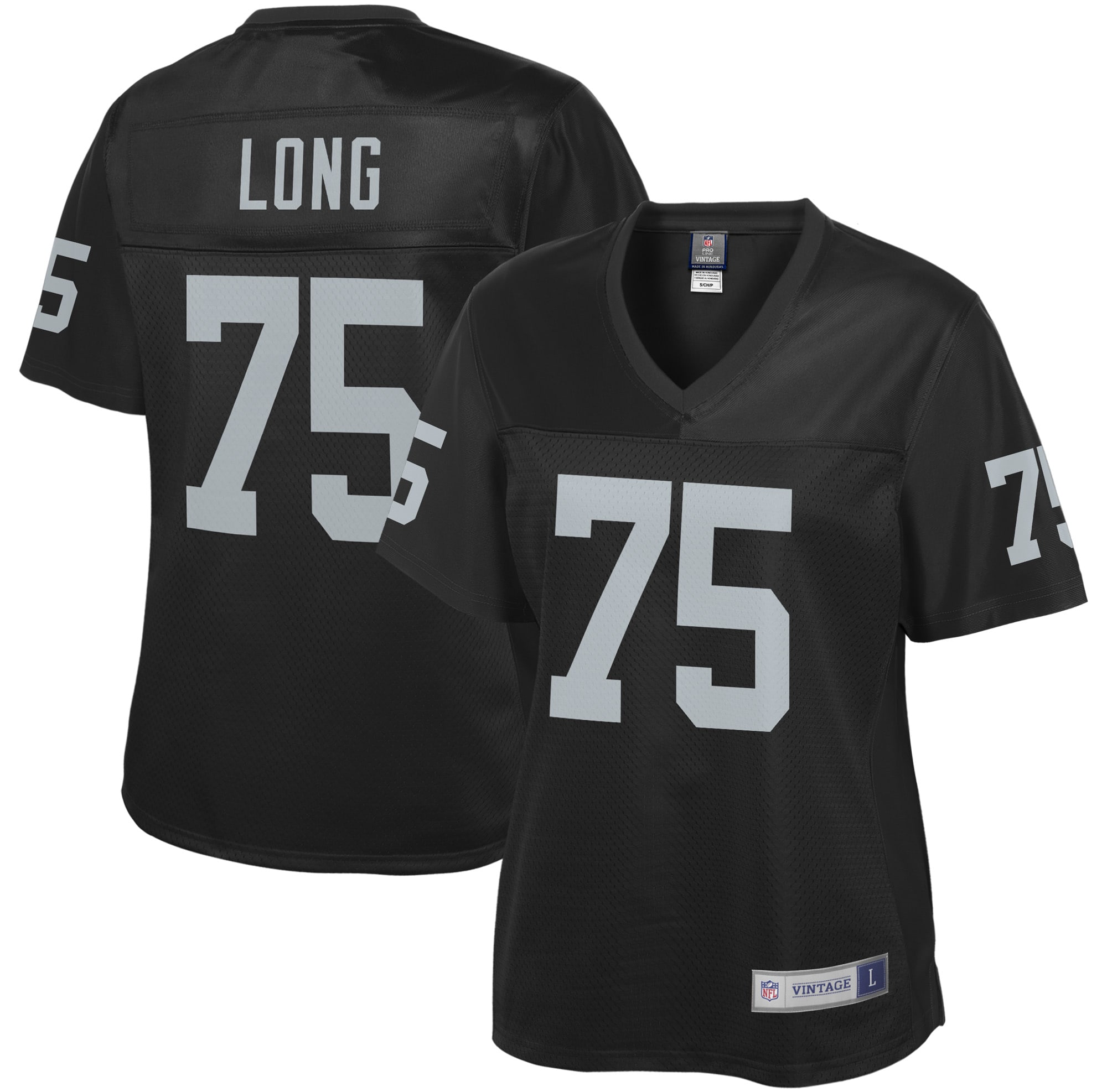 Howie Long Las Vegas Raiders Nfl Pro Line Womens Retired Player Jersey - Black