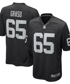 Hroniss Grasu Las Vegas Raiders Game Player Jersey - Black