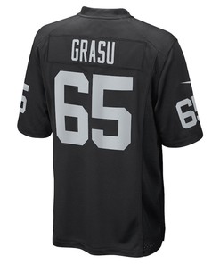 Hroniss Grasu Las Vegas Raiders Game Player Jersey - Black