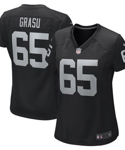 Hroniss Grasu Las Vegas Raiders Women's Game Player Jersey - Black
