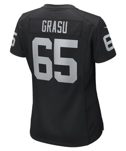 Hroniss Grasu Las Vegas Raiders Women's Game Player Jersey - Black