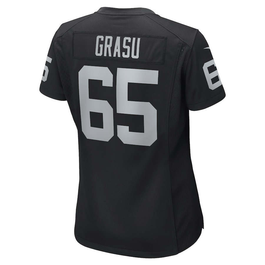 Hroniss Grasu Las Vegas Raiders Women's Game Player Jersey - Black