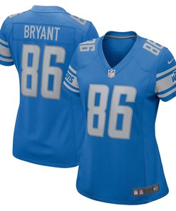 Hunter Bryant Detroit Lions Womens Game Jersey - Blue Nfl