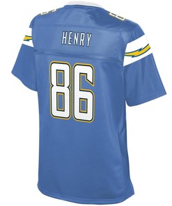 Hunter Henry Los Angeles Chargers Nfl Pro Line Womens Alternate Player Jersey - Powder Blue