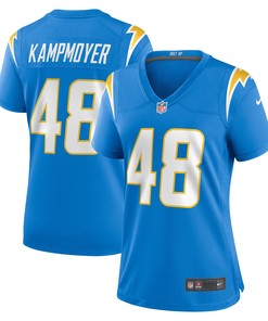 Hunter Kampmoyer Los Angeles Chargers Womens Player Game Jersey - Powder Blue Nfl