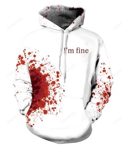 I Am Fine 3D Hoodie Zip Hoodie