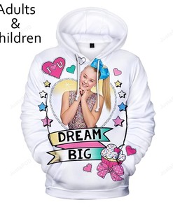 I Love Jojo Siwa Dream Big 3D Hoodie Zip Hoodie