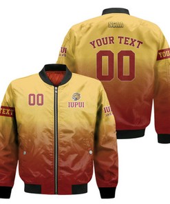 IUPUI Jaguars Fadded Bomber Jacket - NCAA