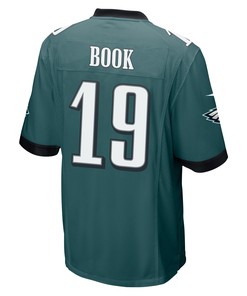Ian Book 19 Philadelphia Eagles Super Bowl LVII Champions 2 Stars Men Game Jersey - Midnight Green