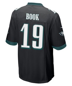 Ian Book 19 Philadelphia Eagles Super Bowl LVII Champions Men Game Jersey - Black