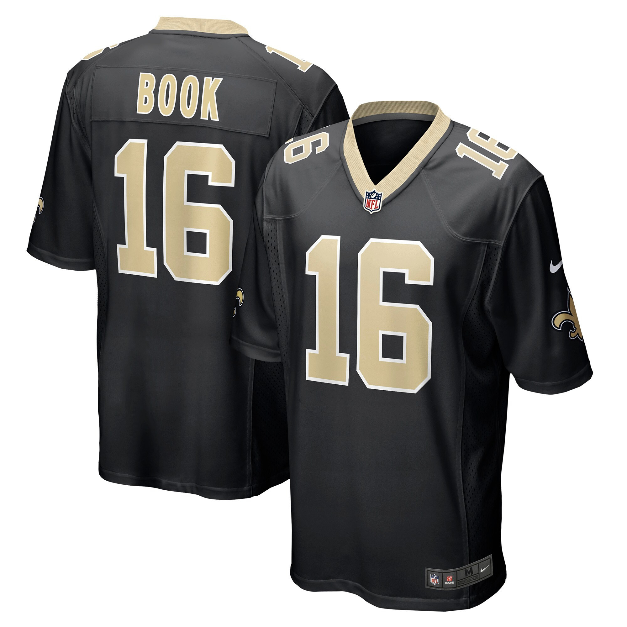 Ian Book New Orleans Saints Game Jersey - Black Nfl
