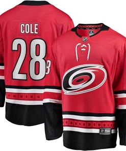 Ian Cole Carolina Hurricanes Fanatics Branded Home Breakaway Player Jersey - Red Nhl