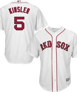 Ian Kinsler Boston Red Sox Home Official Cool Base Player Jersey - White