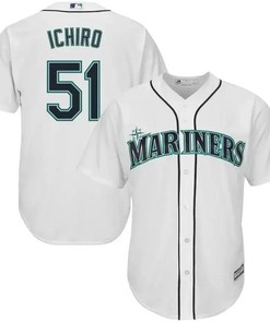 Ichiro Suzuki Seattle Mariners Home Official Cool Base Player Jersey - White