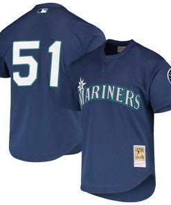 Ichiro Suzuki Seattle Mariners Mitchell & Ness Cooperstown Collection Mesh Batting Practice Jersey - Royal Mlb