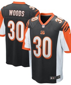 Ickey Woods Cincinnati Bengals Nike Game Retired Player Jersey - Black
