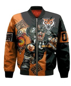 Idaho State Bengals Bomber Jacket Football Go On - NCAA