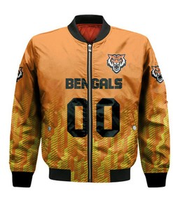 Idaho State Bengals Bomber Jacket Logo Sport Ombre  - NCAA